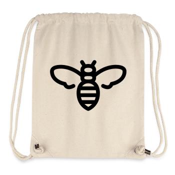 Biene - Stanley/Stella recycelter Gym Bag - Naturweiß - Vorne