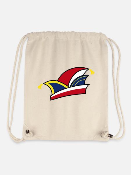 Karneval Prunkmütze - Stanley/Stella recycelter Gym Bag - Naturweiß
