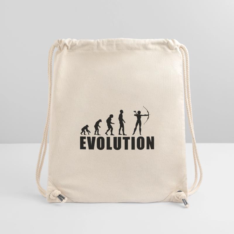 EVOLUTION BOGENSCHIESSEN Geschenk Sac à cordon recyclé Stanley/Stella