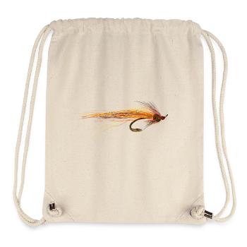 fly fishing hook - Sac à cordon recyclé Stanley/Stella - blanc naturel - Devant
