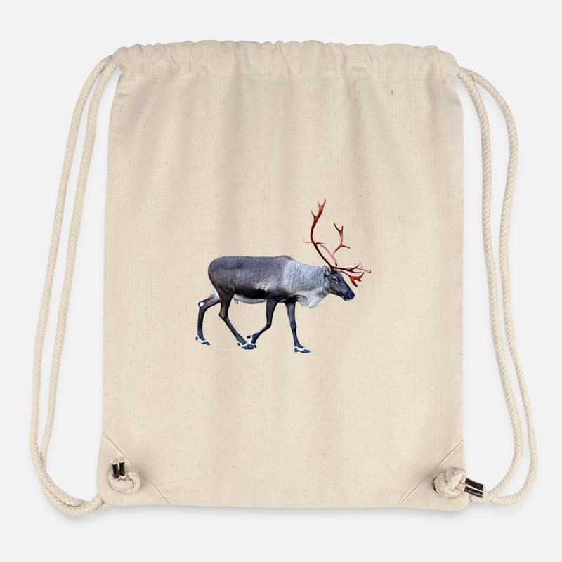 Reindeer - Stanley/Stella Recycled Gym Bag - natural