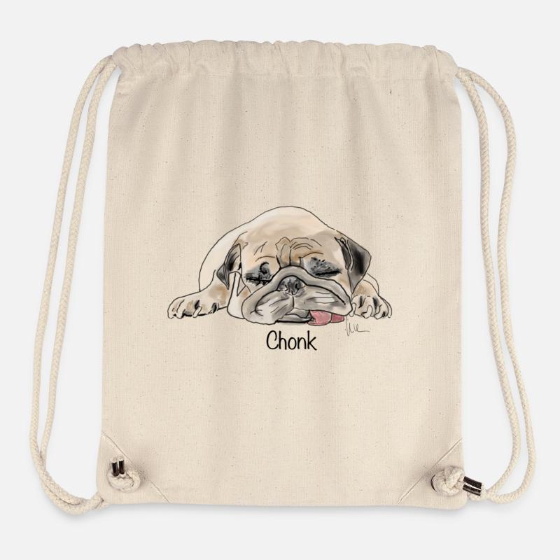 Chonk - Sac à cordon recyclé Stanley/Stella - blanc naturel