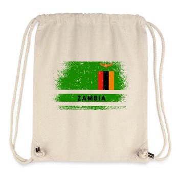 zambia flag - Stanley/Stella Recycled Gym Bag - natural - Front