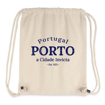 Porto a Cidade Invicta Est 1123 - Sac à cordon recyclé Stanley/Stella - blanc naturel - Devant