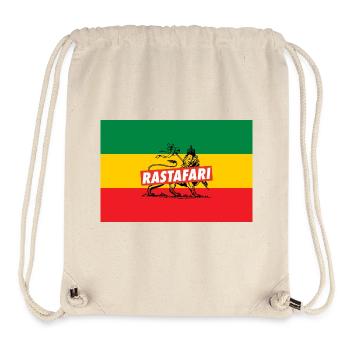 REGGAE FLAG - RASTA LION - JAH RASTAFARI - Stanley/Stella Recycled Gym Bag - natural - Front