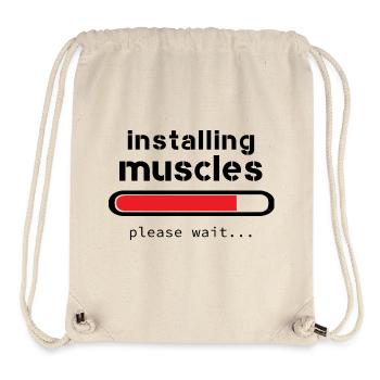 installing muscles - Stanley/Stella Recycled Gym Bag - natural - Front