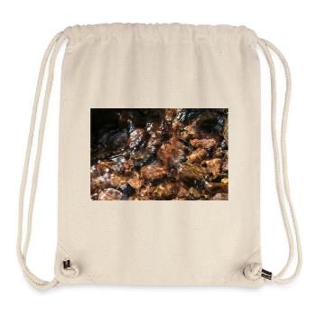 Black Forest Forest Stream - Stanley/Stella Recycled Gym Bag - natural - Front