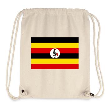 Uganda - Stanley/Stella Recycled Gym Bag - natural - Front
