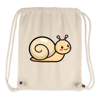 Schnecke - Stanley/Stella recycelter Gym Bag - Naturweiß - Vorne