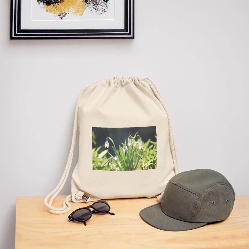 Snowdrop Spring Bloom Design Stanley/Stella Recycled Gym Bag
