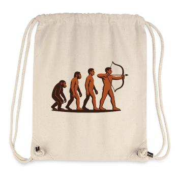 Evolution Bogenschießen Bogen Ziel Bogenschütze - Stanley/Stella recycelter Gym Bag - Naturweiß - Vorne