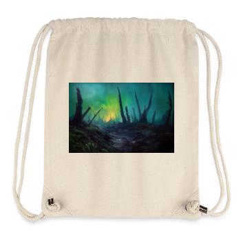 Dark Fantasy Illustration - Stanley/Stella recycelter Gym Bag - Naturweiß - Vorne