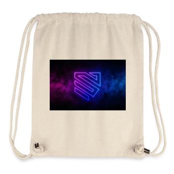 Neon Geometric Shield Logo - Stanley/Stella Recycled Gym Bag - natural - Front