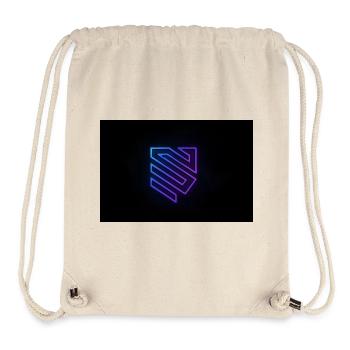 Neon Geometry Logo Gradient - Stanley/Stella Recycled Gym Bag - natural - Front