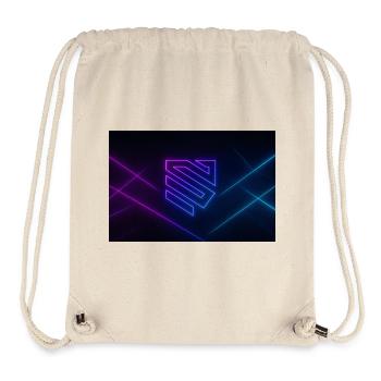 Neon Geometry Glow - Stanley/Stella Recycled Gym Bag - natural - Front