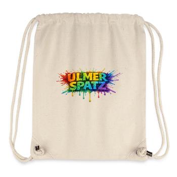 UlmerSpatz Regenbogen - Stanley/Stella recycelter Gym Bag - Naturweiß - Vorne