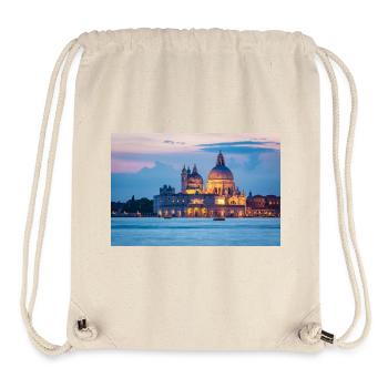 Santa Maria della Salute in Venedig am Abend - Stanley/Stella recycelter Gym Bag - Naturweiß - Vorne