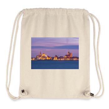 Stralsund am Abend - Stanley/Stella recycelter Gym Bag - Naturweiß - Vorne