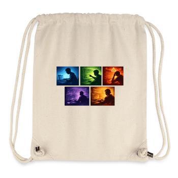 Multi-Screen Code Shadow - Stanley/Stella Recycled Gym Bag - natural - Front