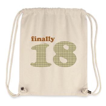 finally_18 - Stanley/Stella Recycled Gym Bag - natural - Front