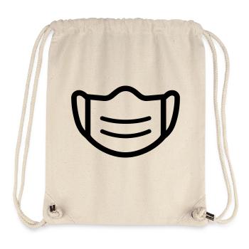 Maske - Stanley/Stella recycelter Gym Bag - Naturweiß - Vorne