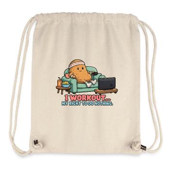 Patate de Couch - Sac à cordon recyclé Stanley/Stella - blanc naturel - Devant