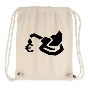 gas pump - Stanley/Stella Recycled Gym Bag - natural - Front
