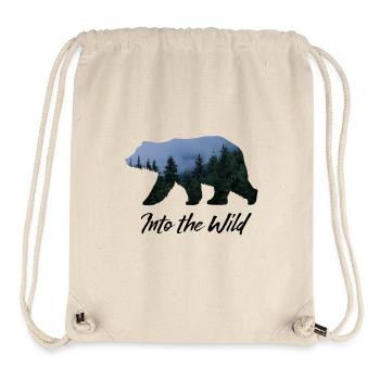 Into the wild - Stanley/Stella Recycled Gym Bag - natural - Front
