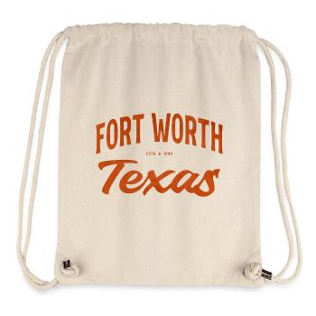 Fort Worth Texas Script - Stanley/Stella recycelter Gym Bag - Naturweiß - Vorne
