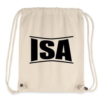 T-Shirt Isa T-Shirt Geschenkidee - Stanley/Stella recycelter Gym Bag - Naturweiß - Vorne