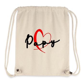 OPA. VATERTAG. ALLES Gute zum Tag des Großvaters. ICH LIEBE DICH. - Stanley/Stella recycelter Gym Bag - Naturweiß - Vorne