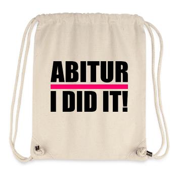 Abitur - Stanley/Stella recycelter Gym Bag - Naturweiß - Vorne