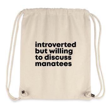 Manatee - Stanley/Stella Recycled Gym Bag - natural - Front