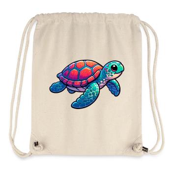 Turtle - Stanley/Stella Recycled Gym Bag - natural - Front
