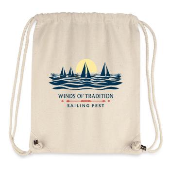 Segel Fest - Stanley/Stella recycelter Gym Bag - Naturweiß - Vorne