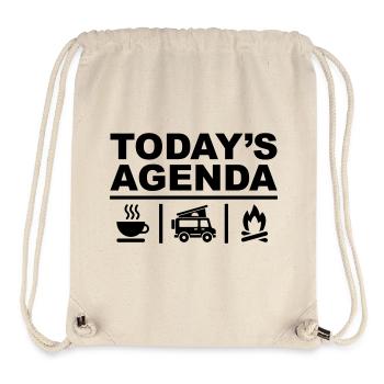 Todays Agenda - Stanley/Stella recycelter Gym Bag - Naturweiß - Vorne