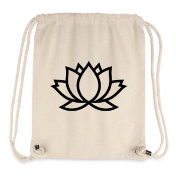 Lotus - Stanley/Stella recycelter Gym Bag - Naturweiß - Vorne