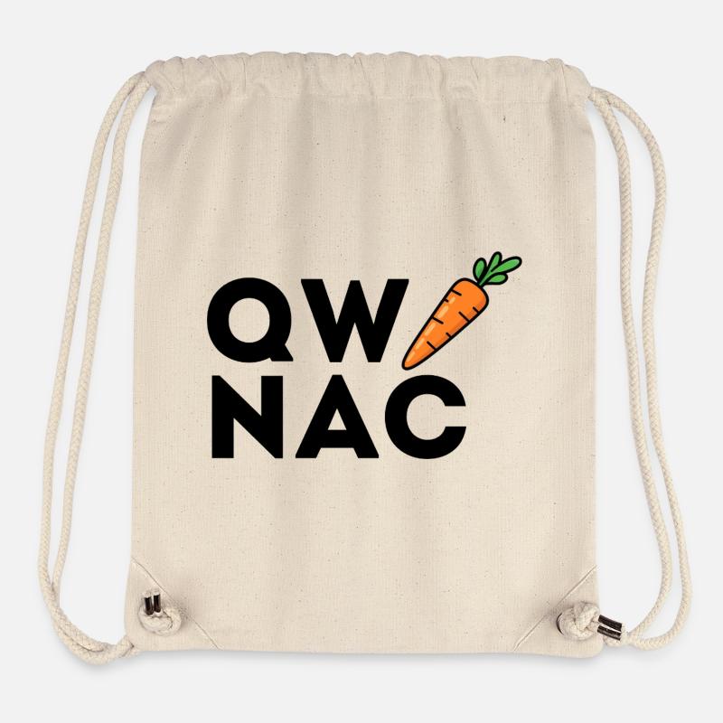 QW NAC – Si vous savez, vous savez - Sac à cordon recyclé Stanley/Stella - blanc naturel