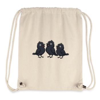 Three Raven Brothers - Stanley/Stella Recycled Gym Bag - natural - Front