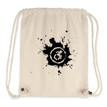 Wheelchair splash, paint splatter wheelchair design* - Stanley/Stella Recycled Gym Bag - natural - Front