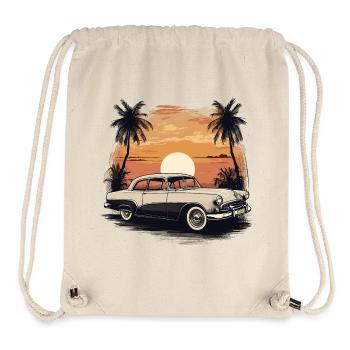 Classic Cars 1950 - Stanley/Stella recycelter Gym Bag - Naturweiß - Vorne