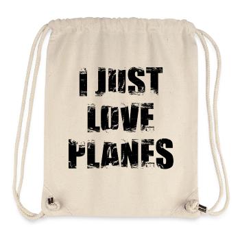 Flugzeug Enthusiast - Stanley/Stella recycelter Gym Bag - Naturweiß - Vorne