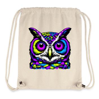 Owl - Stanley/Stella Recycled Gym Bag - natural - Front