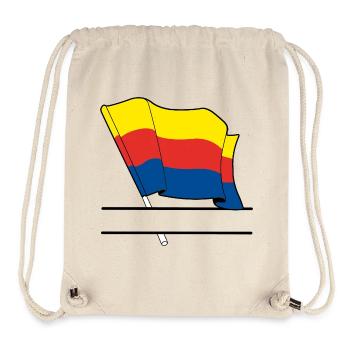 Flag North Holland text banner - Stanley/Stella Recycled Gym Bag - natural - Front
