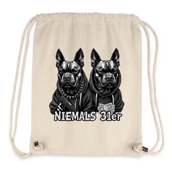 Jamais 31 - Sac à cordon recyclé Stanley/Stella - blanc naturel - Devant