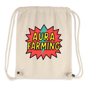 Aura Farming  - Stanley/Stella Recycled Gym Bag - natural - Front