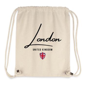 Elegant design London, British pride - Stanley/Stella Recycled Gym Bag - natural - Front