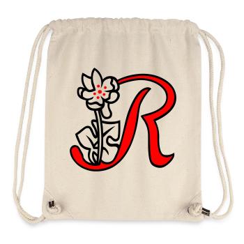 Buchstabe R - Stanley/Stella recycelter Gym Bag - Naturweiß - Vorne