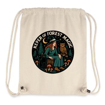 Waldzauber Waldhexe Patch - Stanley/Stella recycelter Gym Bag - Naturweiß - Vorne