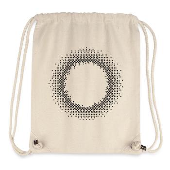 geometric circles design - Stanley/Stella Recycled Gym Bag - natural - Front